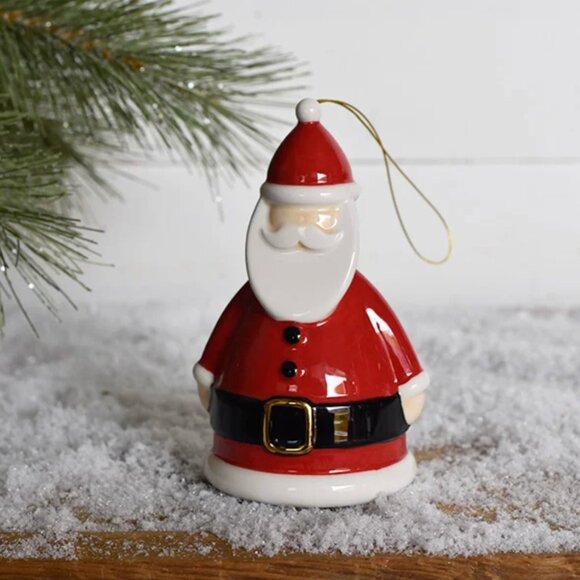Santa Bell Ornament - Picture 2 of 16